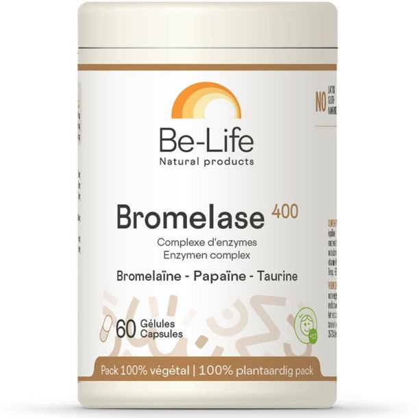 Be-Life Bromelase 400 (60 Softgels)