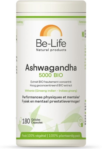 Be-Life Ashwagandha bio (180 Capsules)