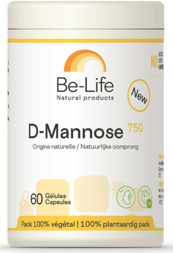 Be-Life D-Mannose 750 (60 Vegetarische capsules)