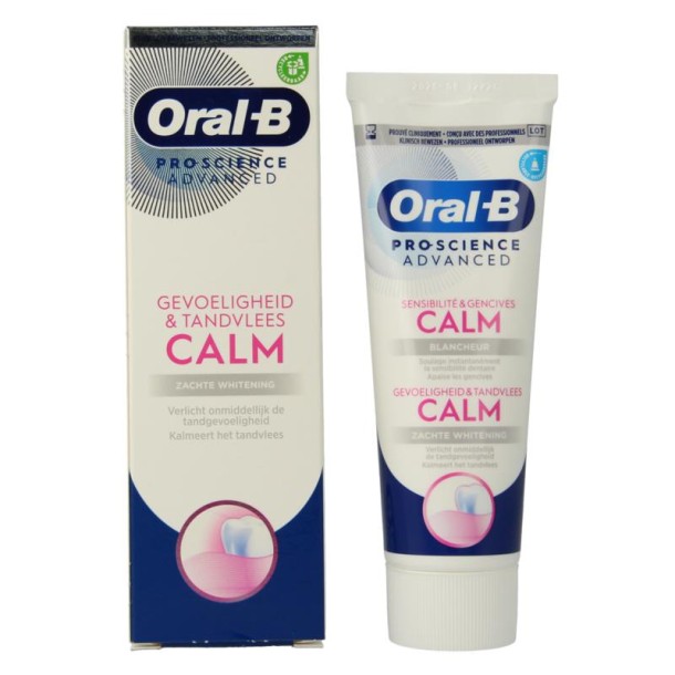Oral B Pro-Science advanced calm whitening tandpasta (75 Milliliter)