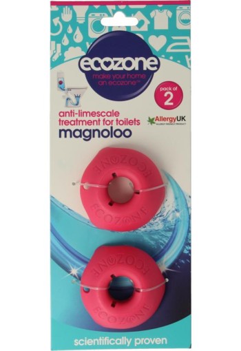 Ecozone Toiletontkalker magnoloo (2 Stuks)