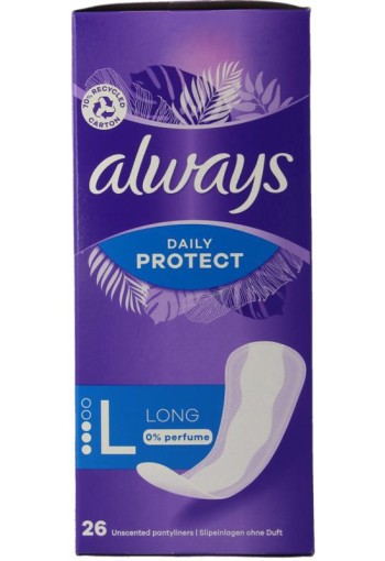 Always Inlegkruisjes daily protect long (26 Stuks)