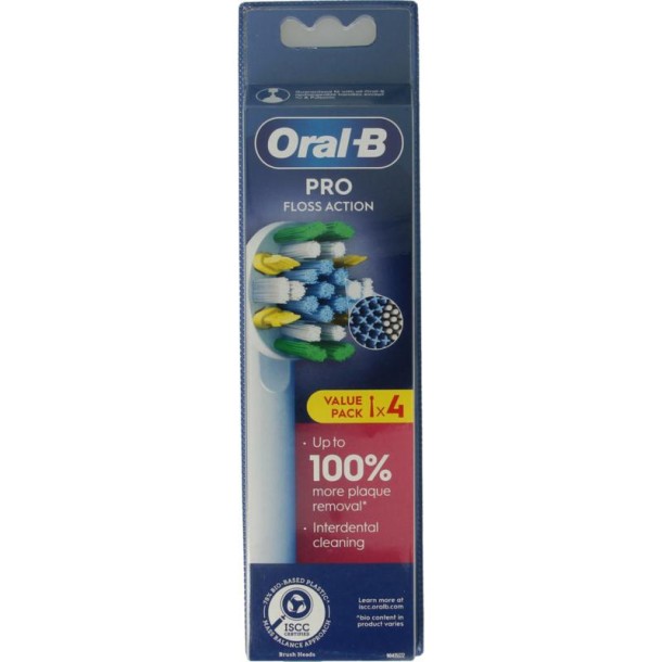 Oral B Opzetborstel floss action (4 Stuks)