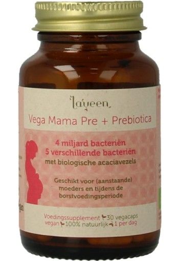Laveen Mama pre+ probiotica vega bio (30 Capsules)
