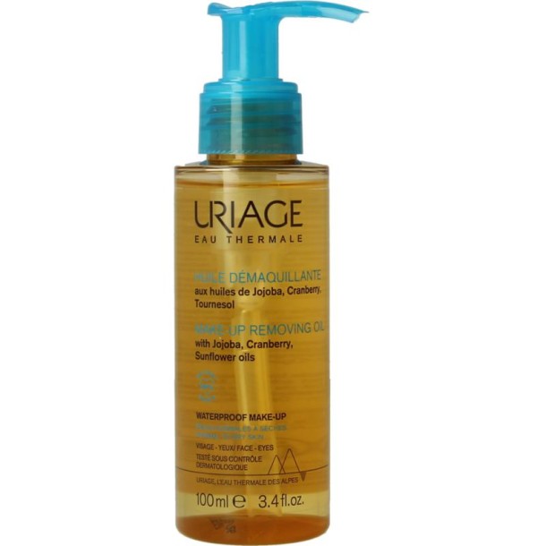 Uriage Thermaal water make-up verwijder olie (100 Milliliter)