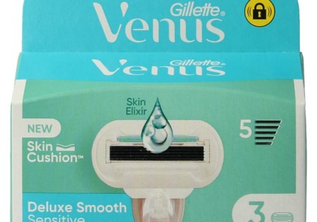 Gillette Venus deluxe sensitive mesjes 3 Stuks