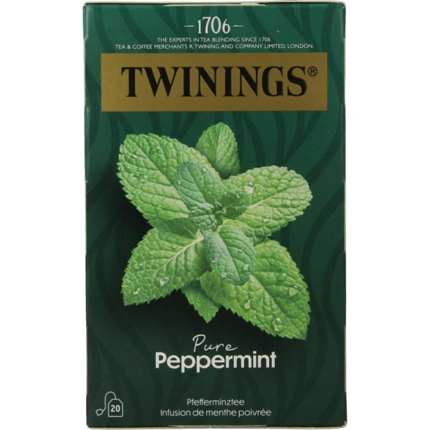 Twinings Pepermunt (20 Zakjes)