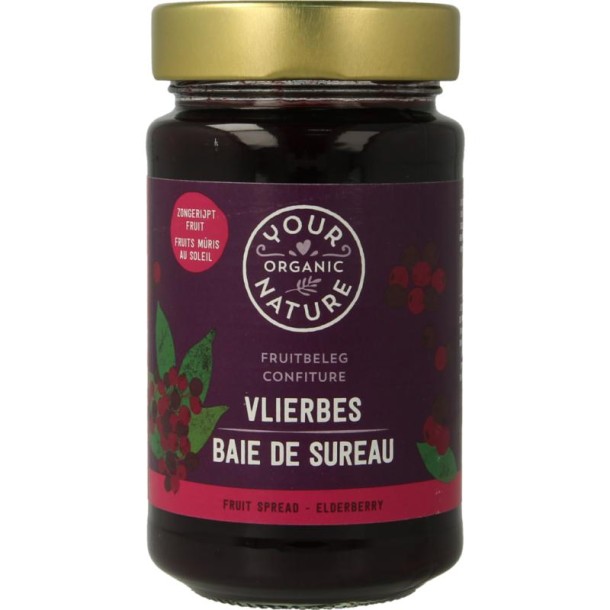 Your Organic Nat Fruit beleg vlierbes bio (250 Gram)