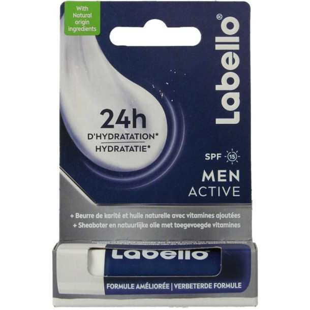 Labello Men active blister SPF15 (4,8 Gram)