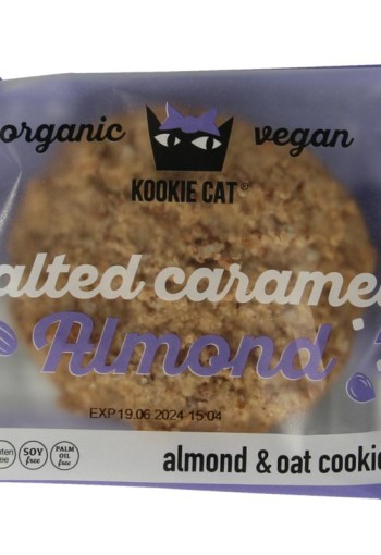 Kookie Cat Salted caramel & almonds bio (50 Gram)