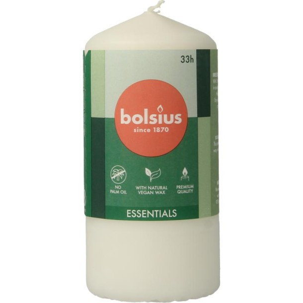 Bolsius Stompkaars 120/58 cloudy white (1 Stuks)