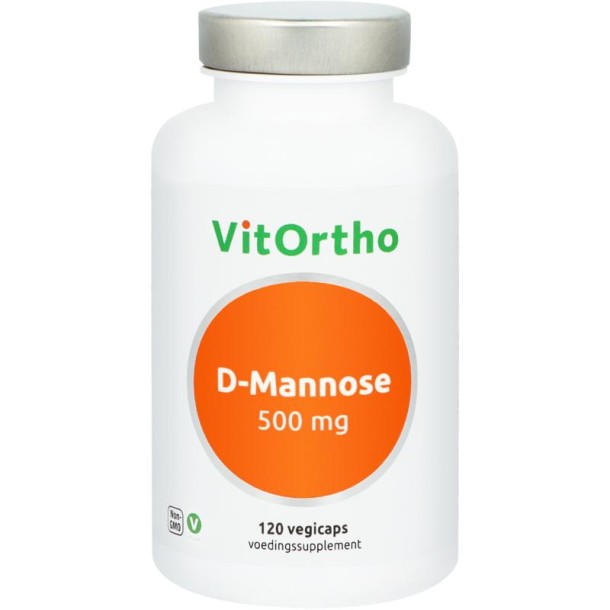 Vitortho D Mannose 500mg (120 Capsules)