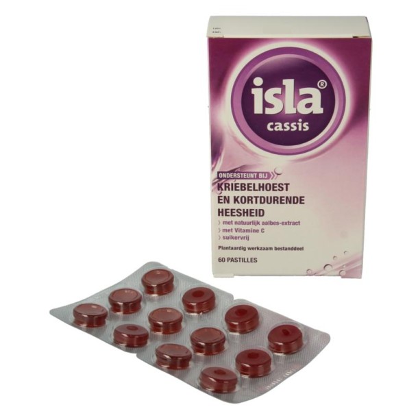 Isla Cassis keelpastille (60 Pastilles)