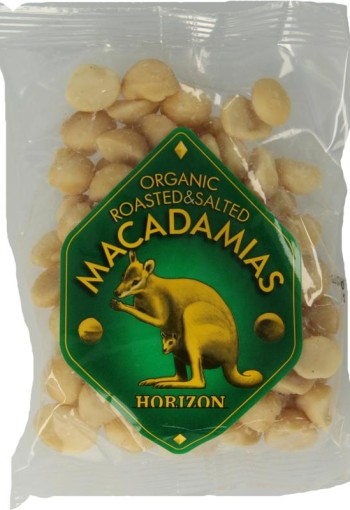 Horizon Macadamianoten gezout bio (100 Gram)