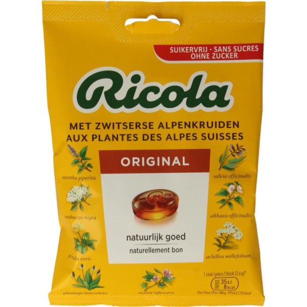 Ricola Original suikervrij (75 Gram)