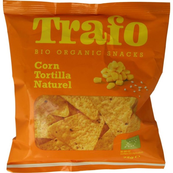 Trafo Tortilla chips naturel bio (75 Gram)