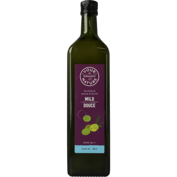 Your Organic Nat Olijfolie mild bio (1000 Milliliter)