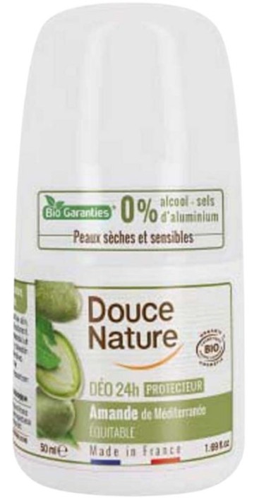 Douce Nature Deodorant roll on droge/gevoelige huid bio (50 Milliliter)