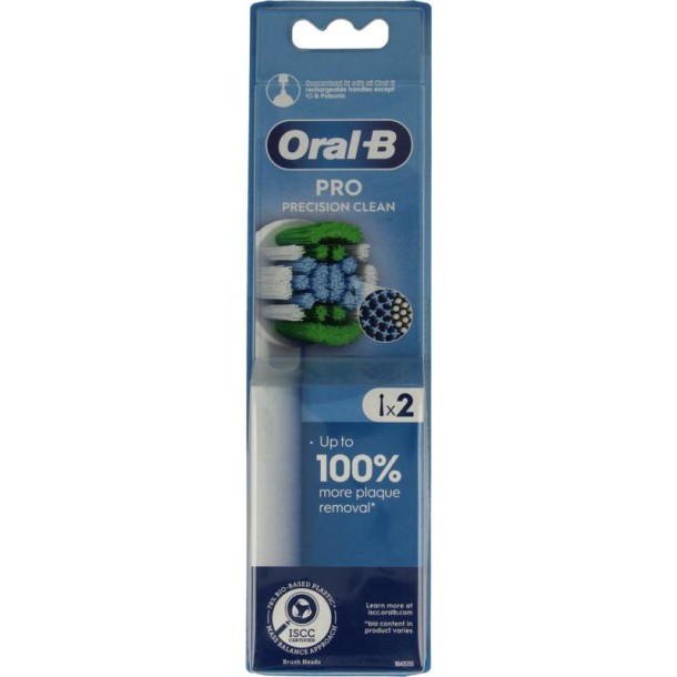 Oral B Opzetborstel precision clean (2 Stuks)