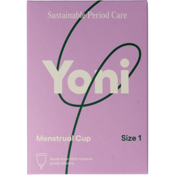 Yoni Menstruatiecup maat 1 (1 Stuks)