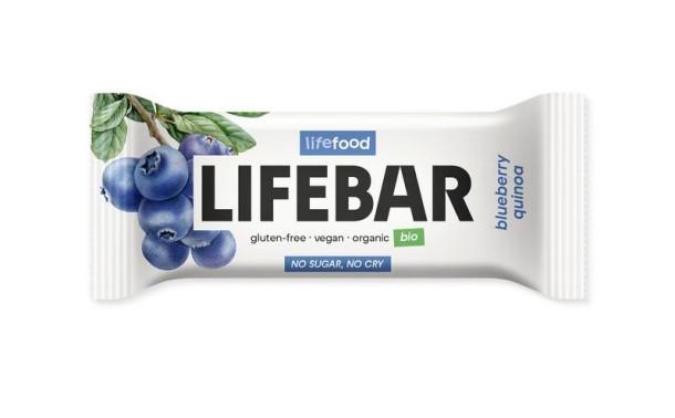 Lifefood Lifebar blueberry quinoa bio raw (40 Gram)