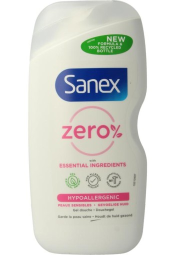 Sanex Douche zero% sensitive skin (400 Milliliter)