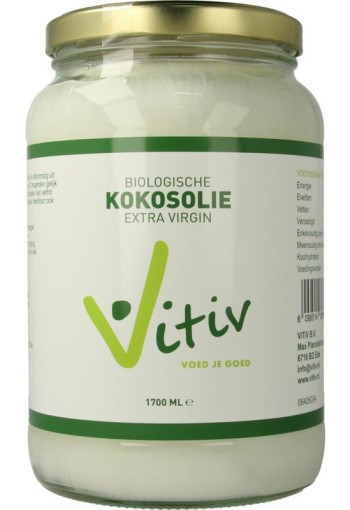 Vitiv Kokosolie extra virgin bio (1700 Milliliter)