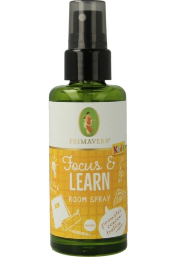 Primavera Organic roomspray focus & learn bio (50 Milliliter)