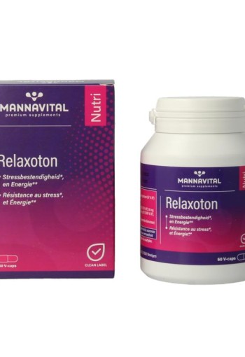 Mannavital Relaxoton (60 Vegetarische capsules)