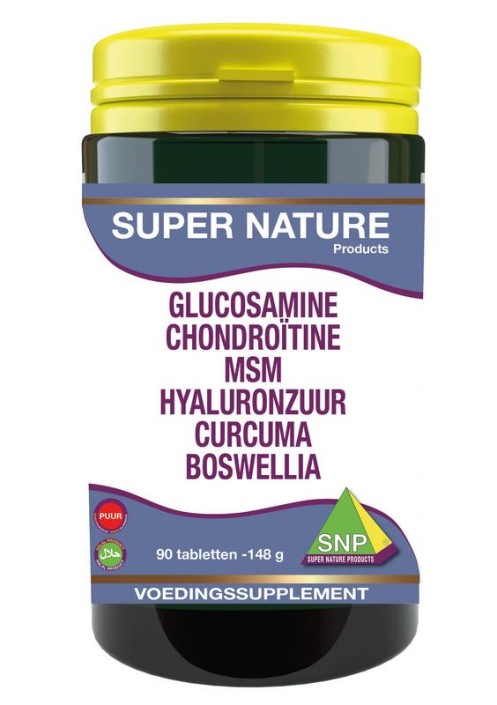 SNP Glucosamine chondro MSM hyaluron curcum boswellia (90 Tabletten)