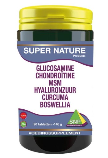 SNP Glucosamine chondro MSM hyaluron curcum boswellia (90 Tabletten)