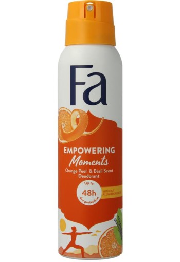 FA Deodorant spray empowering moments (150 Milliliter)