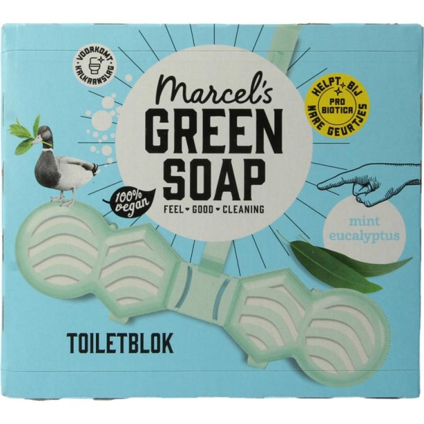 Marcel's GR Soap Toiletblok munt & eucalyptus (35 Gram)