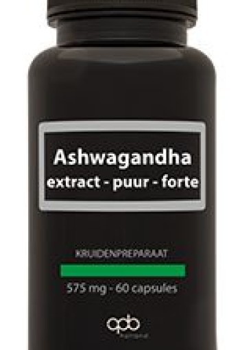 Apb Holland Ashwagandha extract puur forte 575mg (60 Vegetarische capsules)