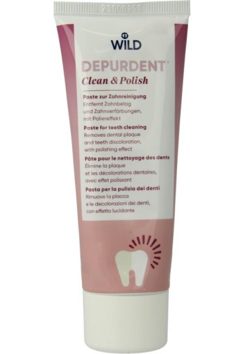 Wild Depurdent clean & polish whitening tandpasta (75 Milliliter)