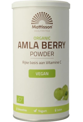 Mattisson Organic amla berry powder bio (220 Gram)