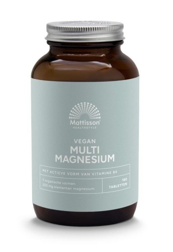 Mattisson Multi magnesium complex 200mg vegan (180 Tabletten)