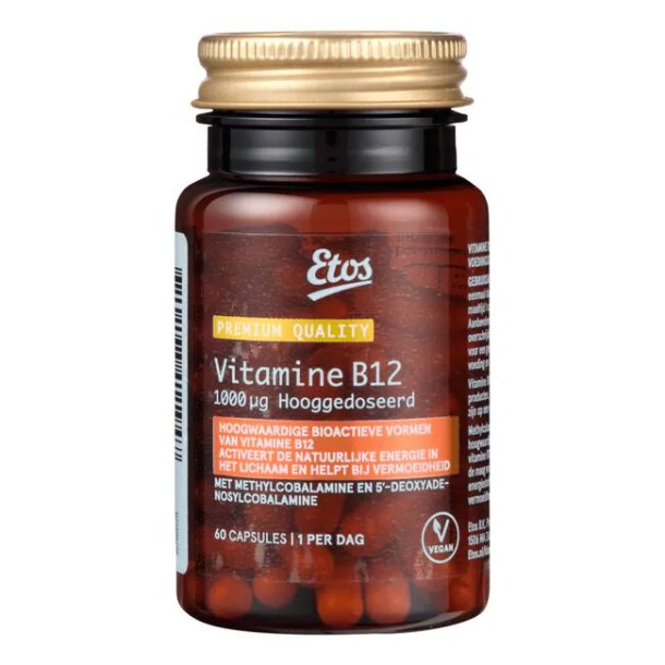 Etos Premium Vitamine B12 1000ug 60 capsules