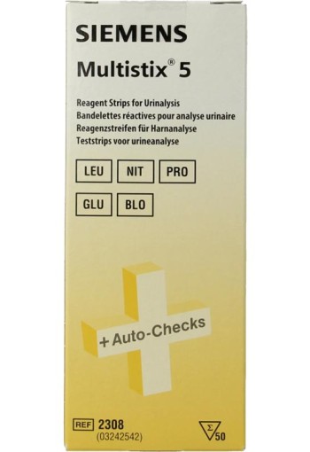 Siemens Multistix 5 teststrips 2308 (50 Stuks)