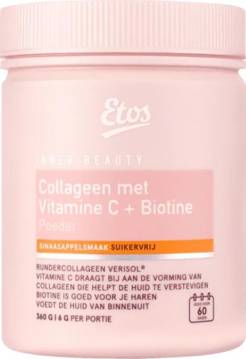 Etos Inner Beauty Collageen Vitamine C Biotine Poeder 360 GR