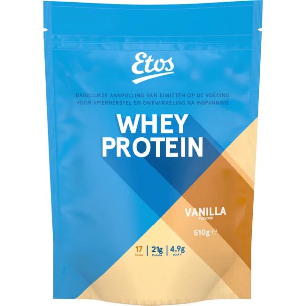 Etos Whey Protein Eiwitpoeder Vanille 510 GR 510 GR,