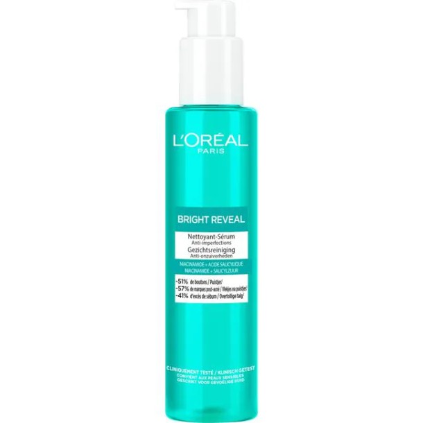 L'Oréal Paris Bright Reveal Schuimende Gezichtsreiniger met Niacinamide 150ML