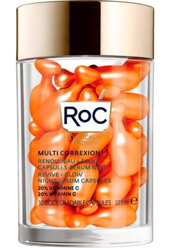 RoC Multi-Correxion Revive & Glow Vitamin C Night Serum 30 capsules