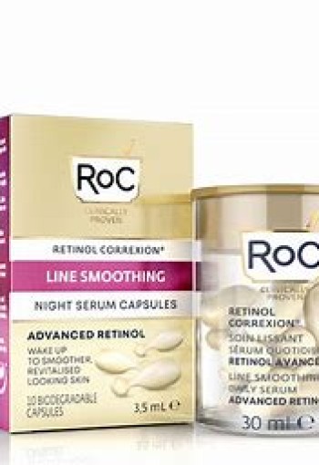 Roc Retinol Correxion Line Smoothing Night Serum 30 capsules