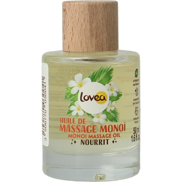 Lovea Monoi massageoil nourishing (50 Milliliter)