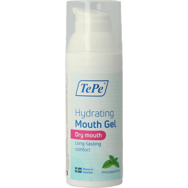 Tepe Hydraterende mondgel voor droge mond pepermunt (1 Stuks)