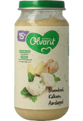 Olvarit Bloemkool kalkoen aardappels 15M08 (250 Gram)