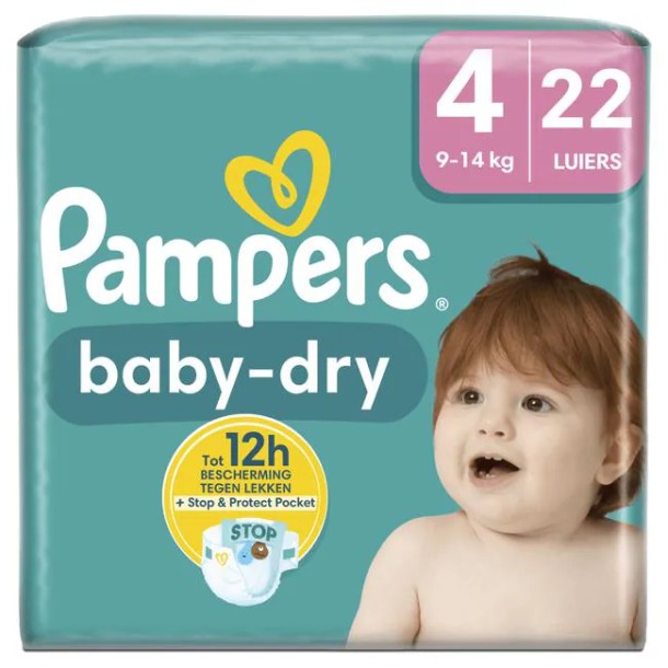 Pampers Baby Dry Luiers Maat 4