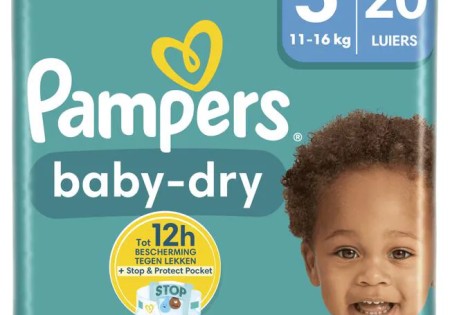 Pampers Baby Dry Luiers Maat 5