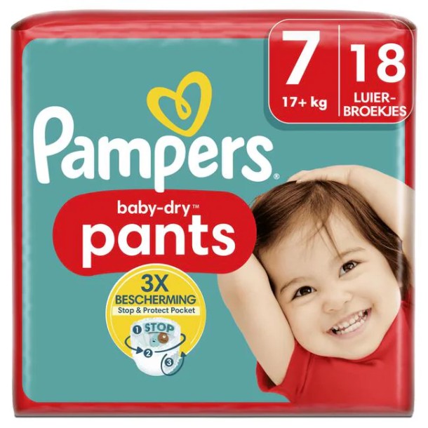 Pampers Baby Dry Pants Luierbroekjes Maat 7